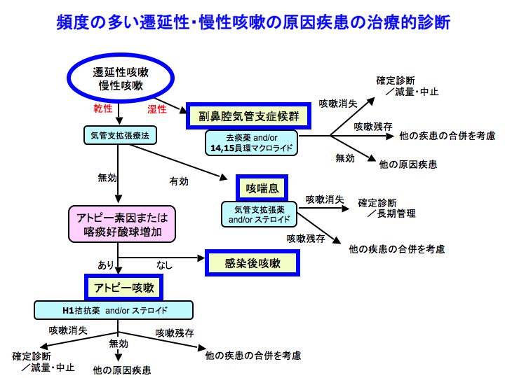 血液 呼吸器内科のお役立ち情報 診断フローチャート 咳嗽の診断と治療 6